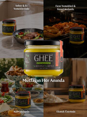 Ojas Kitchen Zerdeçallı Sade Yağ / Ghee 225 gr – Laktozsuz, Kazeinsiz, Gdo’ Suz – Saf Yağ / Sadeyağ