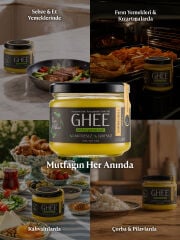 Ojas Kitchen Sarımsaklı Sade Yağ / Ghee 225 gr – Laktozsuz, Kazeinsiz, Gdo’ Suz – Saf Yağ / Sadeyağ